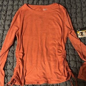 Avia Women's Long Sleeve Top in Vibrant Orange